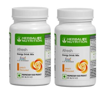 Herbalife Peach Afresh Energy Drink Mix 50 gms 2 Pcs – Herbalife Products