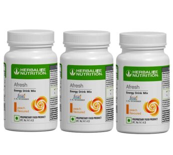 Herbalife Peach Afresh Energy Drink Mix 50 gms 3 Pcs – Herbalife Products
